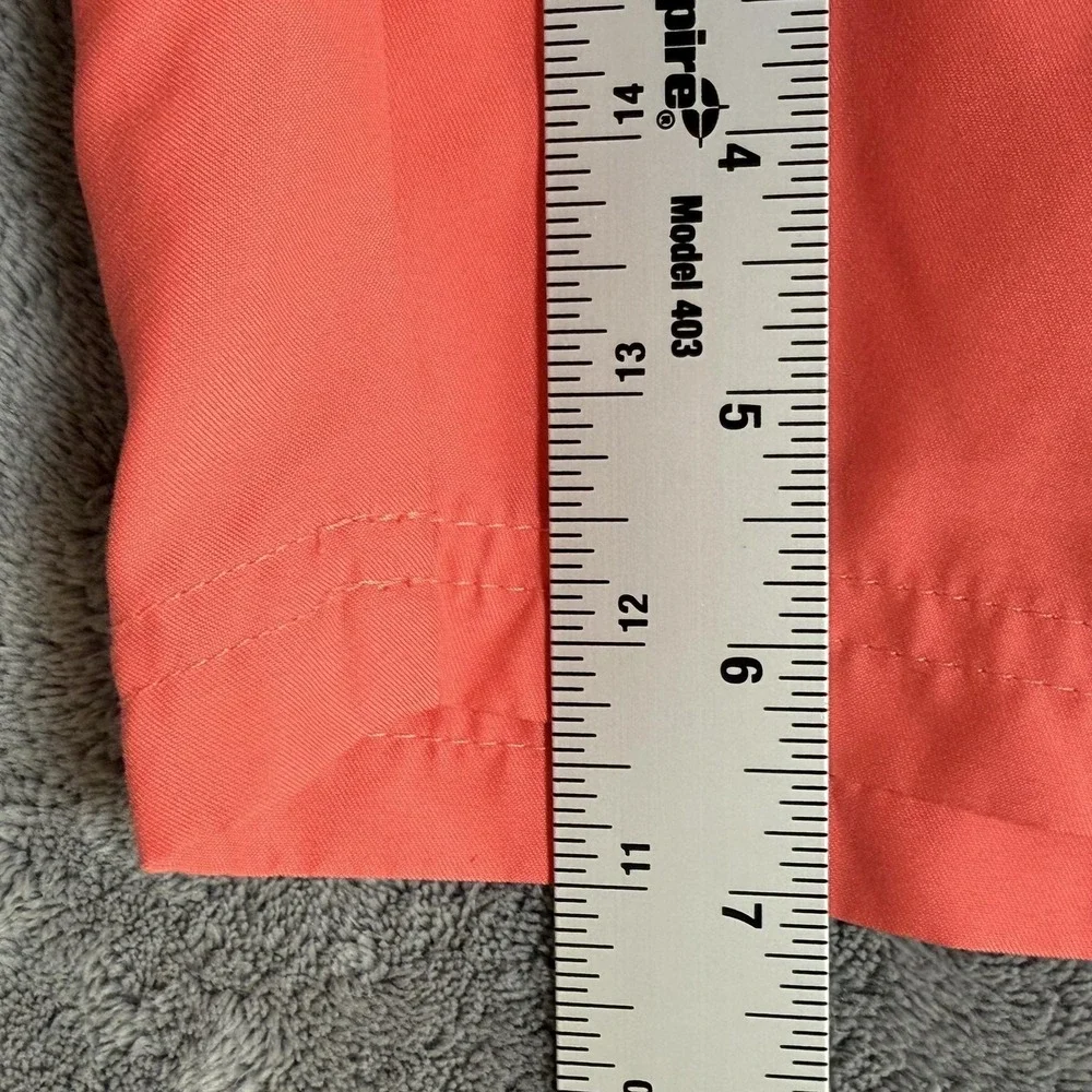 Adidas Swim Shorts Mens Medium Orange Trefoil Logo Mesh Lined Pockets Trunks